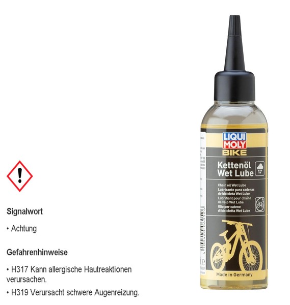 Liqui Moly Bike KettenöL Wet Lube Fahrrad E-Bike Pflege SchmieröL 100 Ml-image