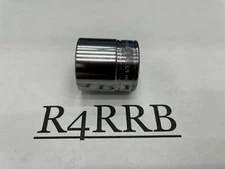 Snap-on Tools USA NEW 3/8" Drive 1" SAE 6 Point Shallow Chrome Socket FS321