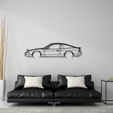 Nissan 240 SX S13 80cm Murale Métal Décoration Silhouette CA18DET Se Le Coupe