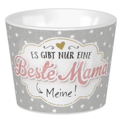 ''Es gibt nur eine beste MAMA!'' - Sheepworld Eierbecher aus Porzellan mit Spruch