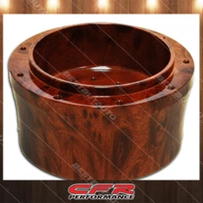Cobra-Tek Fits  67-94 Chevy GM Wood Grain Hydrographic Al. Steering Wheel