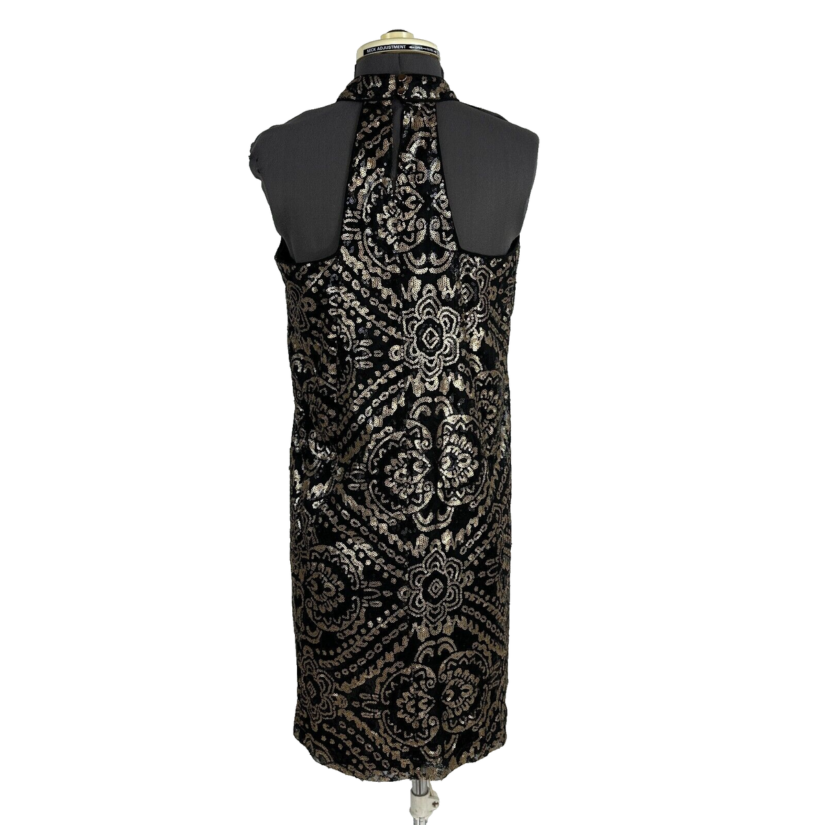 Anthropology Alya Black Gold Sequin Mini Dress M Sleeveless Cocktail Party Retro | eBay Anthropology Alya Black Gold Sequin Mini Dress M Sleeveless Cocktail Party Retro | eBay