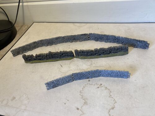 10 x OO gauge Stone Wall pieces  . 3 different types. see detail/photos., - Picture 1 of 4