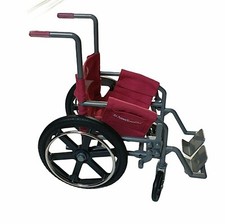American Girl Doll Berry Red Wheelchair for 18" Dolls