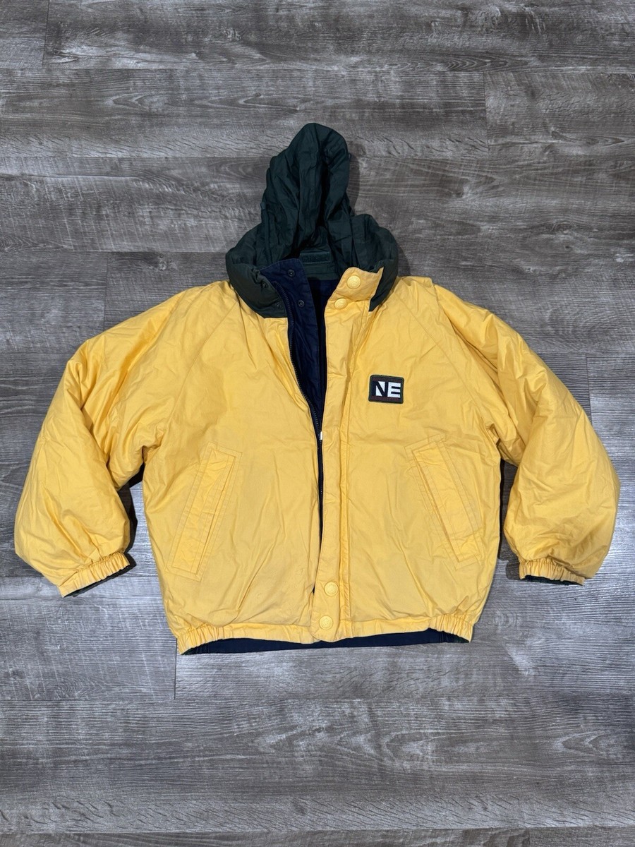 Vintage Nautica Expedition Men's Full Zip reversible puffer