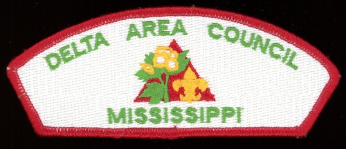 BSA Council Strip Patch Delta Area Council Mississippi - Boy Scouts CSP - 第 1/3 張圖片