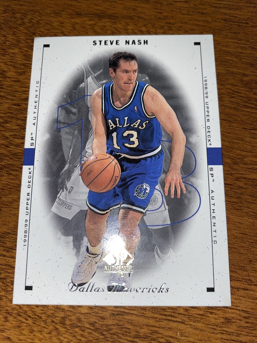 1998-99 SP Authentic Dallas Mavericks Basketball Card #27 Steve