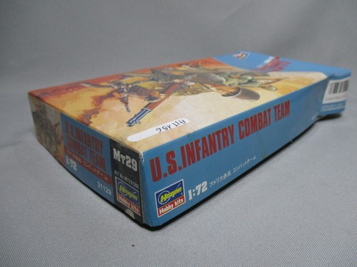 AM196 HASEGAWA 1/72 FIGURINE US INFANTRY COMBAT TEAM REF 31129 TRES BON ETAT - Picture 3 of 7