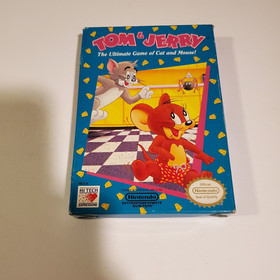 Tom & Jerry: Game of Cat and Mouse (Nintendo NES, 1991) ☆ BOX & MANUAL ☆