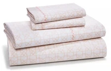 John Robshaw Textiles Gulnar Ginger Organic Cotton King Sheet Set 4pc New