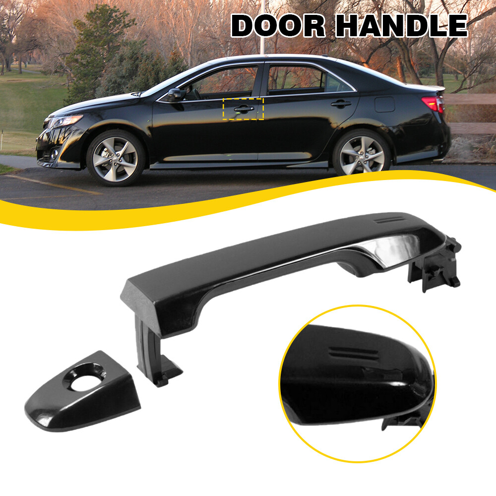 Front Exterior Outside Black Door Handle LH RH Side For 2012-2017
