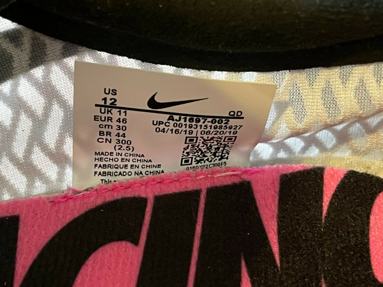 NEW Nike ZOOM MAMBA V Distance Running Shoe PLATINUM MEN'S SIZE 12 AJ1697-002 thumbnail 6