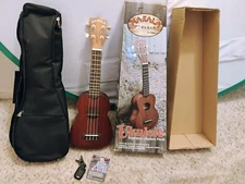 Kala Makala Ukulele Classic Soprano  (MK-S) With Bag, Box & Tuner 