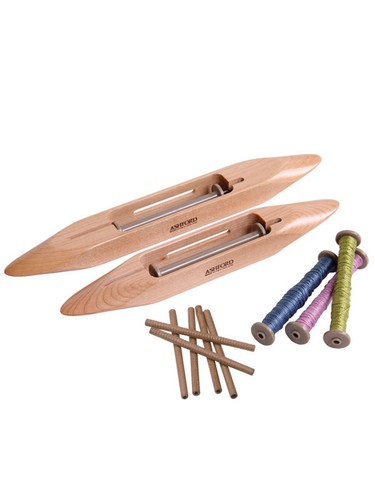 BOAT SHUTTLE FOR WEAVING LOOMS - ASHFORD 29cm incl one bobbin - Picture 2 of 2