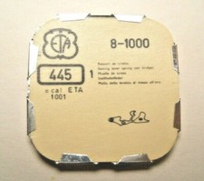 ETA PART 445 - SETTING LEVER SPRING - SET BRIDGE - CAL 1000 1001 SIZE 8 - NOS