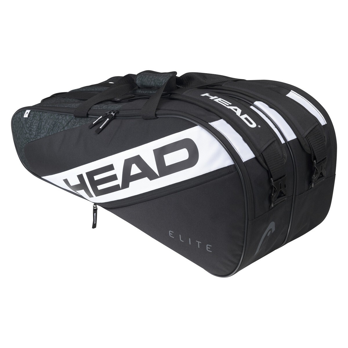 Head Elite 9R Supercombi Black/White Racket Bag