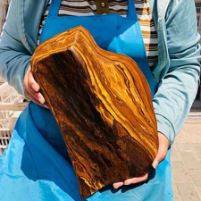 5870g Rare Natural Beautiful Tiger Eye Mineral Crystal Specimen Healing 1019