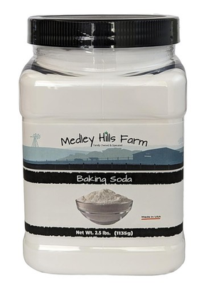 #ad #ad Baking Soda Aluminum Free By Medley Hills Farm 2.5 Lbs. in Reusable Container $16.45