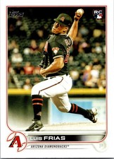 2022 TOPPS SERIES 2 RED DIE CUTS BASEBALL #338 LUIS FRIAS RC