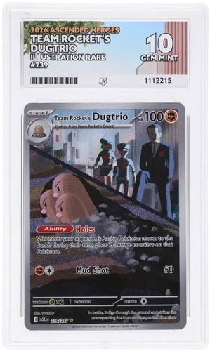 Pokémon Ascended Heros Team Rocket Dugtrio 239/217 ACE 10