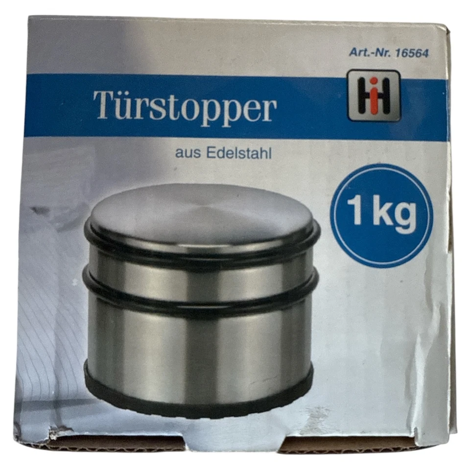 6 Türstopper Edelstahl rutschhemmend , je ca 1 Kg zum Abverkaufspreis - Bild 4 von 4