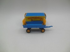 Matchbox Regular Wheels 40 Hay Trailer in Blue MINT