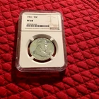 1961 Proof Silver Franklin Half Dollar - NGC PF68 Mirror Like Surface!