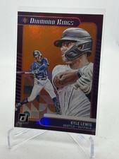 2021 Donruss Diamond Kings Kyle Lewis #13 Holo Orange Mariners Baseball