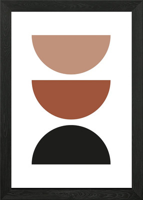 Abstraktes geometrisches gerahmtes Wandbild Poster Leinwanddruck Bild