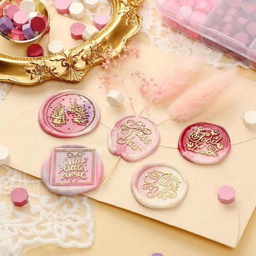 (Colorful Macarone(About 600pcs))600 Pieces Sealing Wax Beads Colorful TDW - Picture 3 of 10