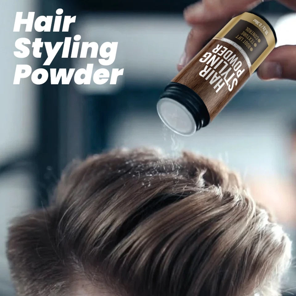 0.36oz Matte Hair Styling Powder Hair Style Fluffy Powder For Men And Women UK - Image 4 of 4