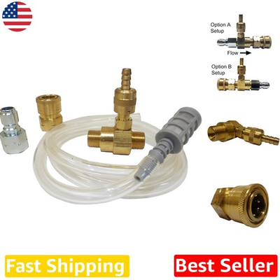 #ad Chemical Injector Pressure Washer 5 Gal Tank 3 8quot; Quick Connect $94.49