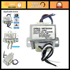 24V AC Power Transformer 120V Input to 24V AC Output, Center Tapped 30W for Irri