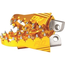 Flo Motorsports Moto Style Footpeg Set Gold 2x3.125" FPEG-800GLD