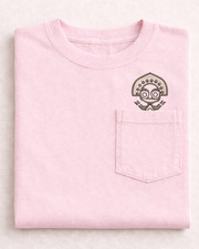 Embroidered Disney Polynesian Resort Tiki Pocket Tshirt