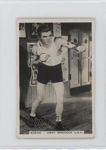 1935 Senior Service Sporting Events and Stars Tobacco Jimmy Braddock #53