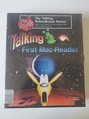 Macintosh Talking First Mac Reader Talking Schoolhouse Floppy Disks Sealed Box