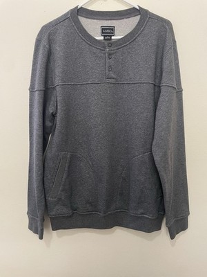 Ambiguous Crew Pullover Fleece Hoodie Sweatshirt Men M Jacket Skate New Gray