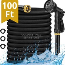 4X Stronger Deluxe Expandable Flexible Garden Hose Water Hose 100FT