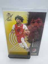 Topps 2026 Signature Class Shaedon Sharpe #25 Blazers Serial #112/399 Yellow