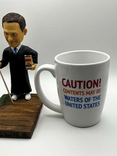 Samuel Alito Bobblehead Green Bag Supreme Court Justice - WITH BOX, STICK & MUG