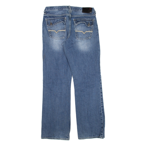 GUESS JEANS Girls Jeans Blue Relaxed Straight W29 L28 - Picture 3 of 6