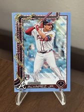 Nacho Alvarez Jr. 2025 Topps Holiday Glitter Light Blue RC #H183
