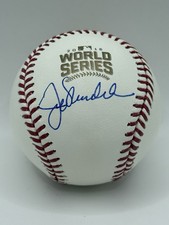 JOE MADDON SIGNED CHICAGO CUBS WORLD SERIES BASEBALL - BECKETT COA