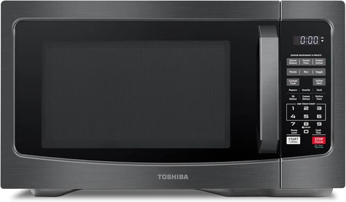 TOSHIBA EM131A5C-BS Countertop Microwave Ovens 1.2 Cu Ft, 12.4" Removable Turnta