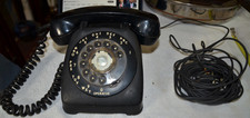 Vint. Retro Rotary Dial Automatic  Electric Telephone 1960's Black Table Phone