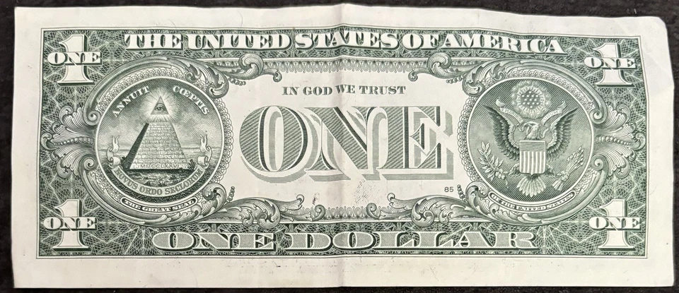 2021 San Francisco $1 Bill September 11th 2012 Memorial Low Sum 17 Fancy Ladder - Image 2 of 2