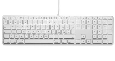 USB Keyboard 110 Keys Wired USB Keyboard with 2X USB and Aluminum Upper Cover...