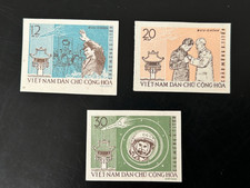 Timbre Vietnam Nord Série Yvert & Tellier N° 278 a 280 non dentelé Neuf (*) TB