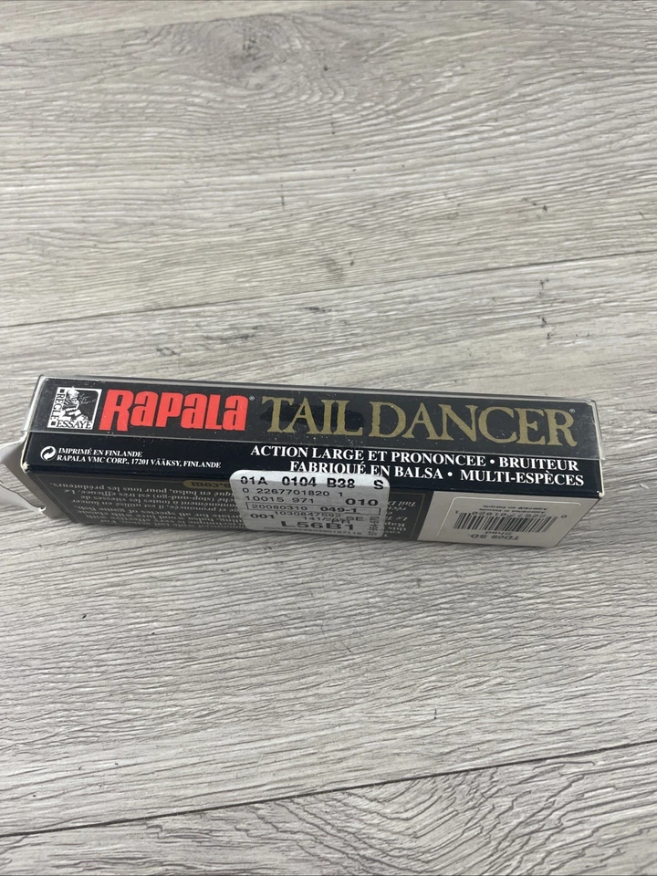 Rapala Tail Dancer TD-9 Wide Tail Action 3-1/2” 13g 7/16 OZ. Profundidad de natación 12-15’ Foto 3 de 4